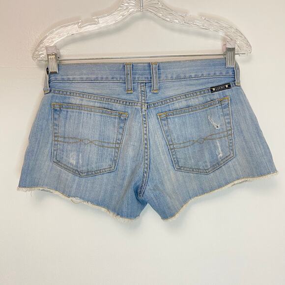 Lucky Brand Boardwalk Jean Short Distressed - Picture 4 of 4